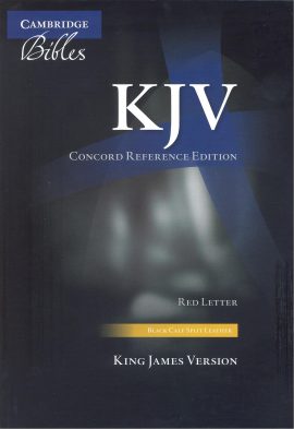 Cambridge Concord Reference Bible, KJ564:XR, Calf-split