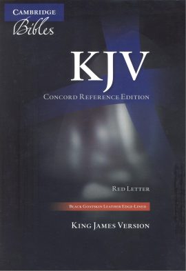 Cambridge Concord Reference Bible, KJ566 Goatskin, Indexed