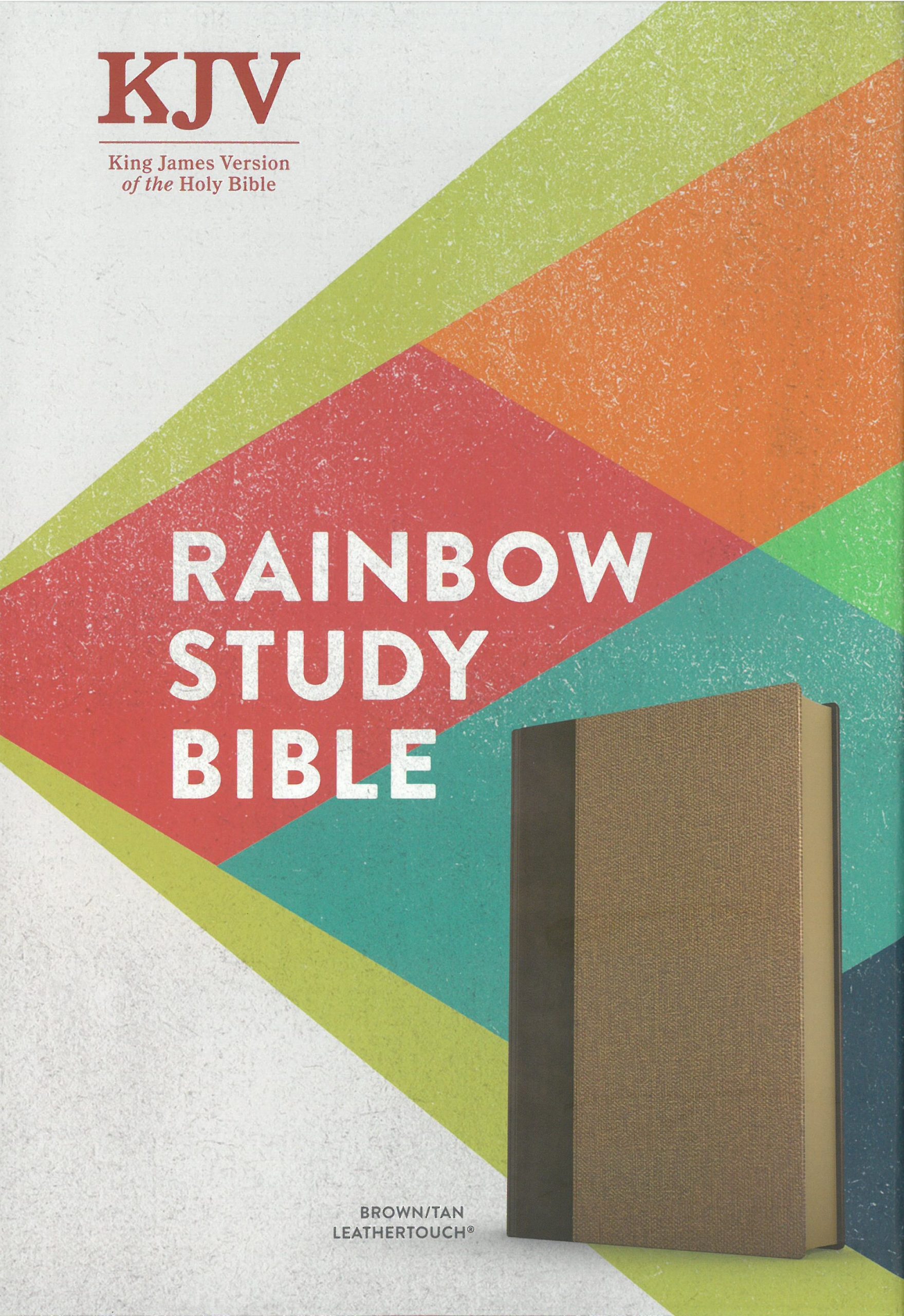 Rainbow Study Bible, Brown LeatherTouch