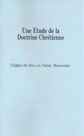 Une Etude de la Doctrine Chrétienne