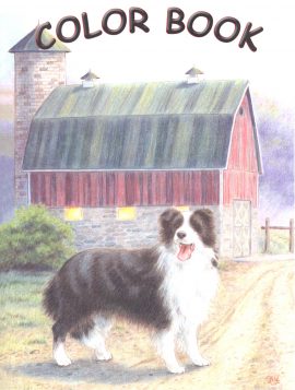 Dog and Barn - Color Book