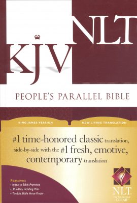 KJV/NLT Parallel Bible, Burgundy Imitation