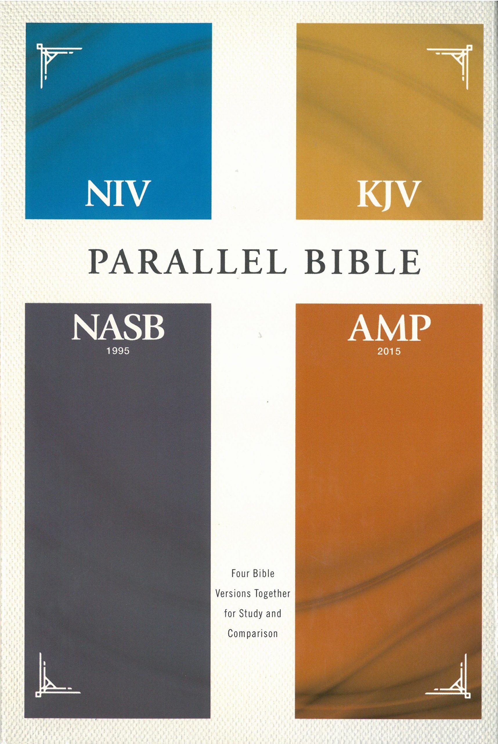 KJV/NIV/NASB/Amplified Parallel Bible, Hardcover