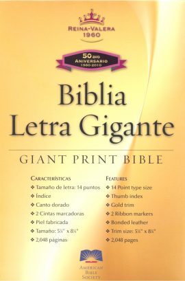 ABS Spanish Large Print Bible, Bonded Leather, index