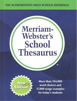 Merriam-Webster's School Thesaurus