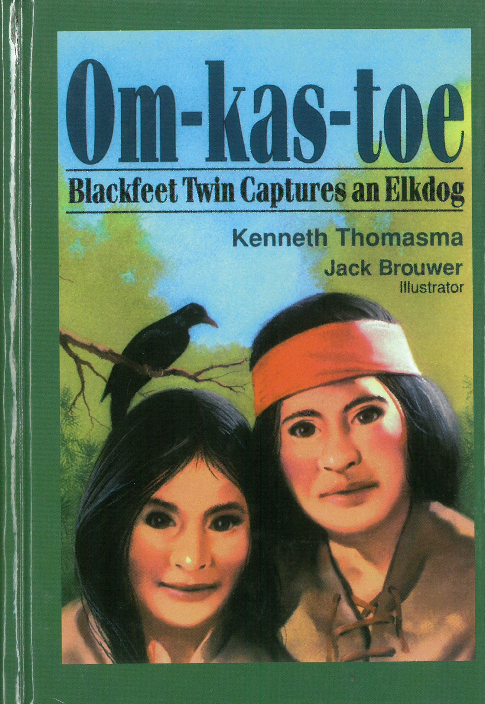 Omkastoe, Blackfeet Twin Captures an Elkdog