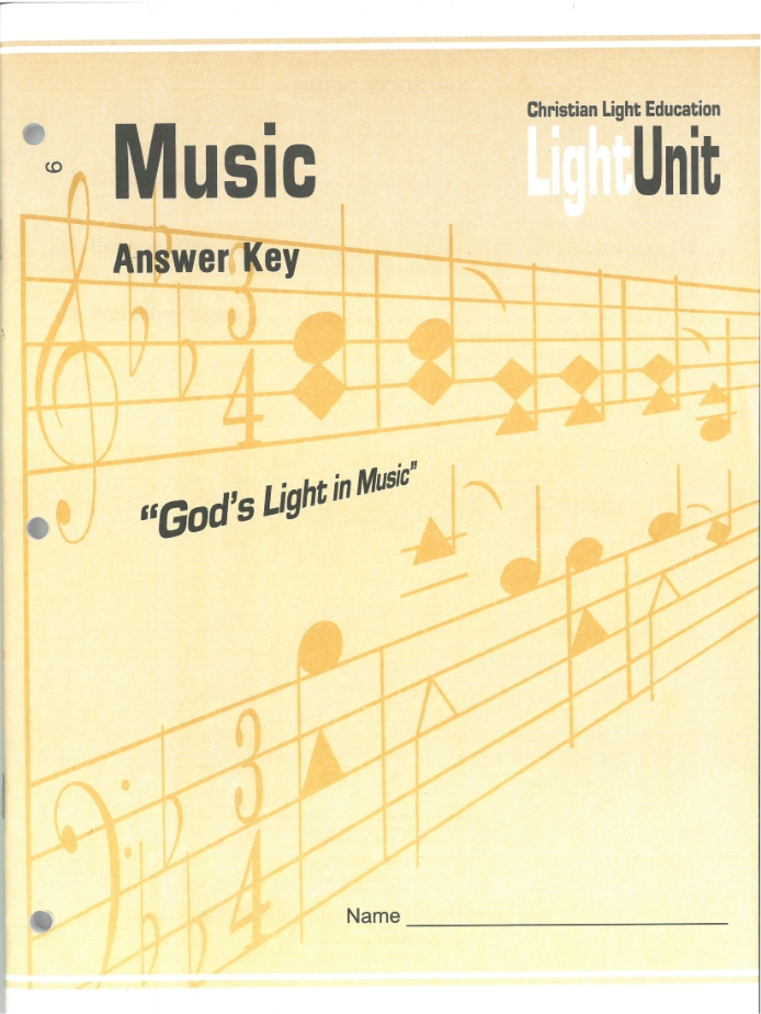 CLE Music Book 6 Answer Key
