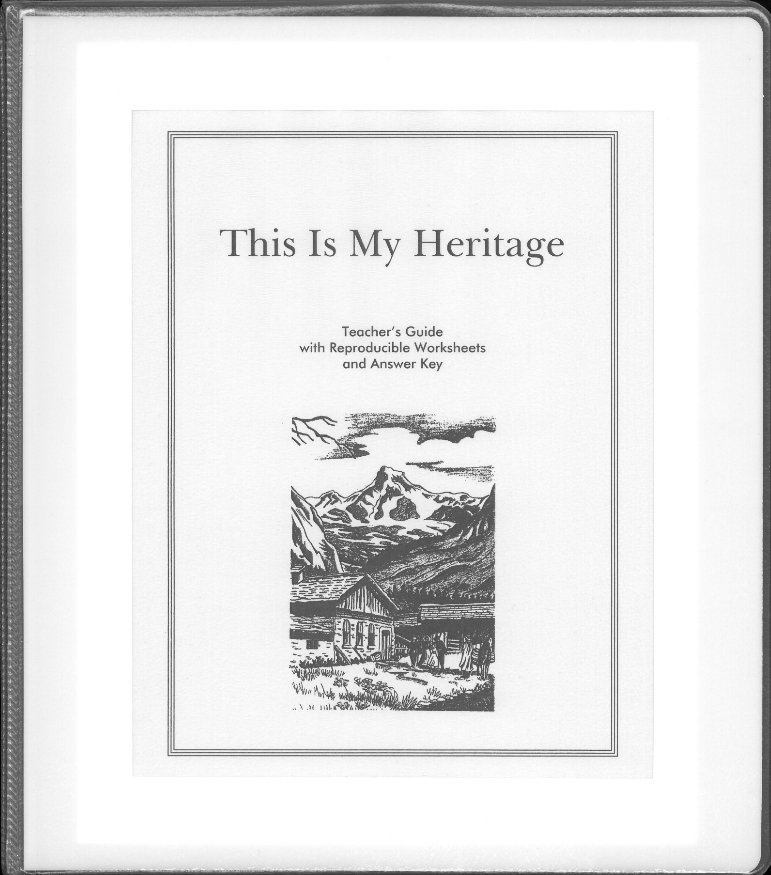 This Is My Heritage Teacher Guide
