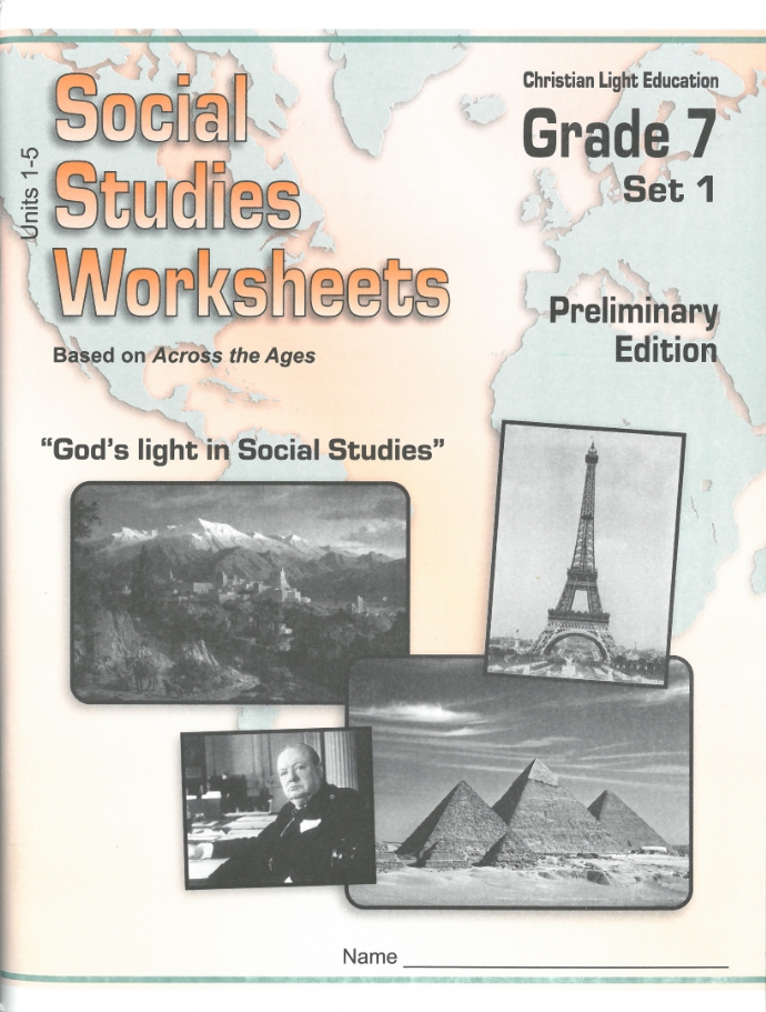 Across the Ages Worksheets 1