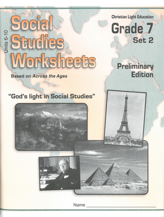Across the Ages Worksheets 2