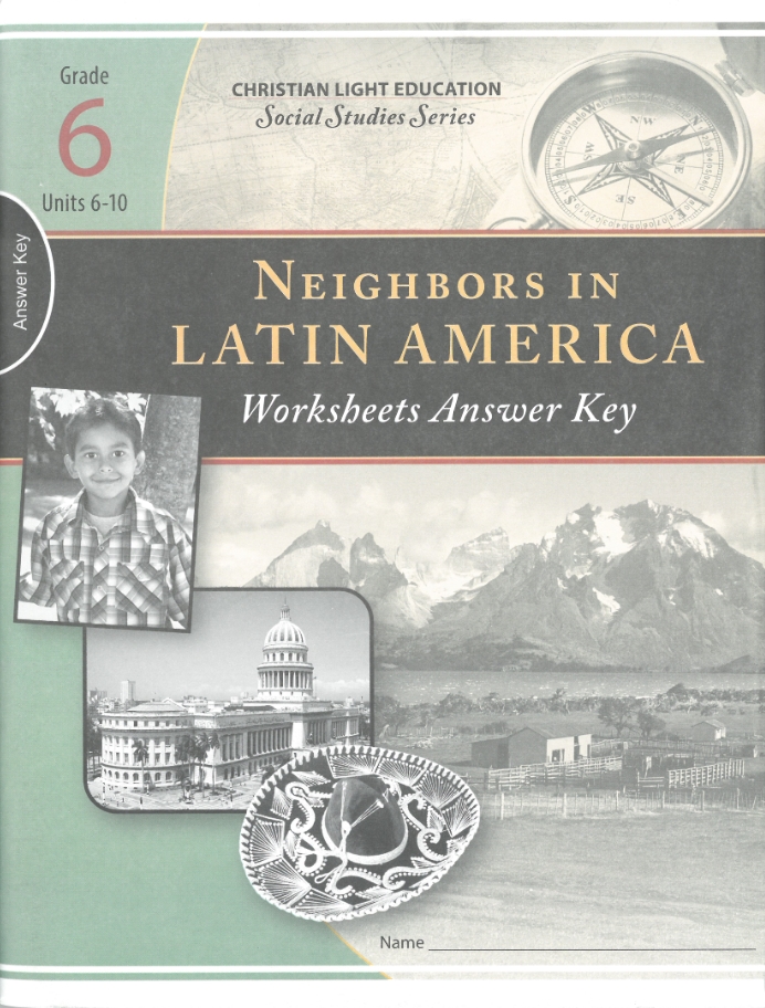Neighbors in Latin America Worksheets 2 Answer Key