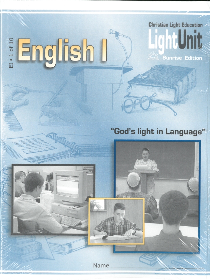 English 1 LightUnits 1-5 (Grade 9)