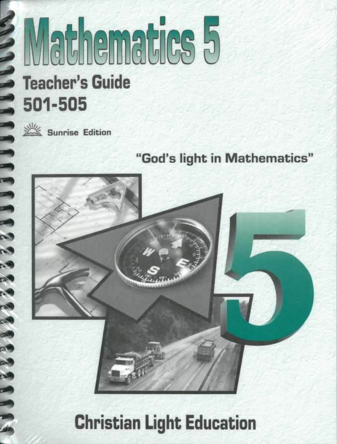 Mathematics 5 Light Units 501-505 Teacher's Guide
