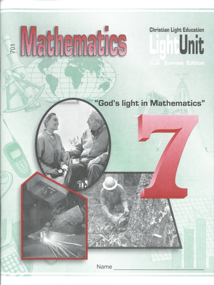 Mathematics 7 LightUnits 701-710