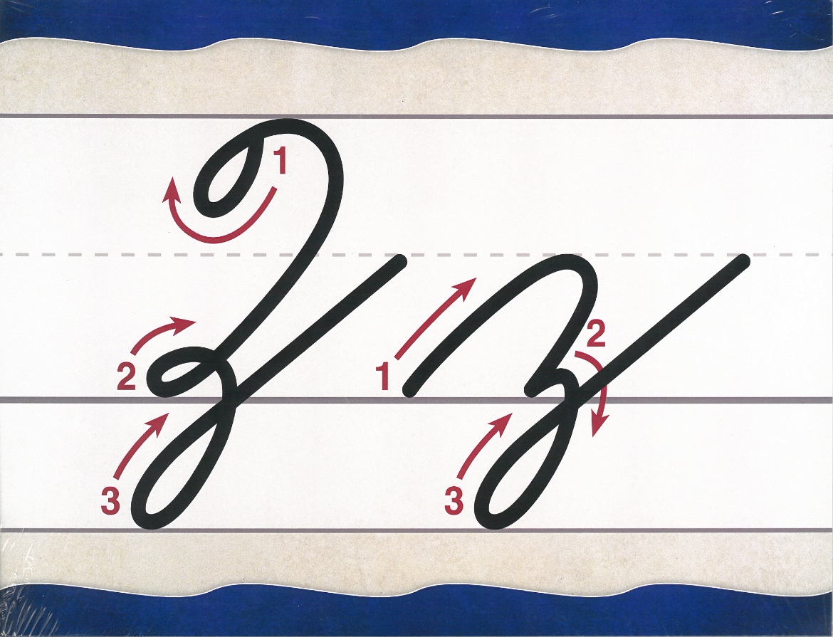 Cursive Wall Cards (8 1/2 x 11)