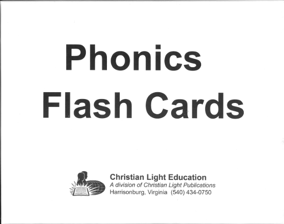 Phonics Flash Cards (5x7) - set of 88