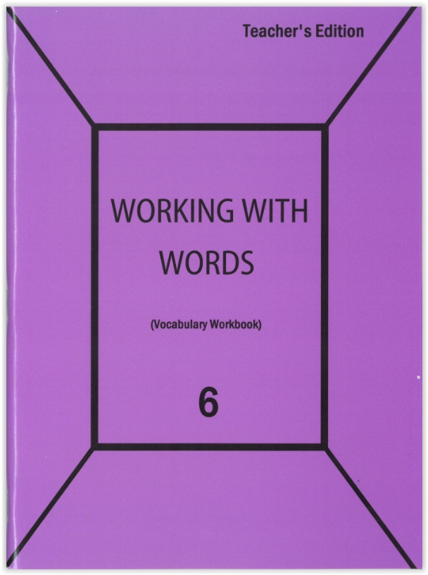 Working With Words 6 Teacher Edition