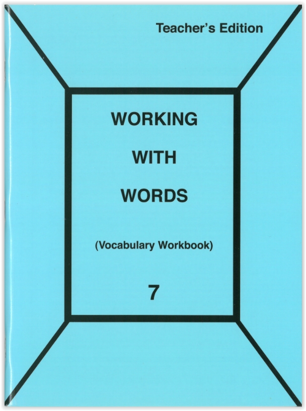 Working With Words 7 Teacher Edition