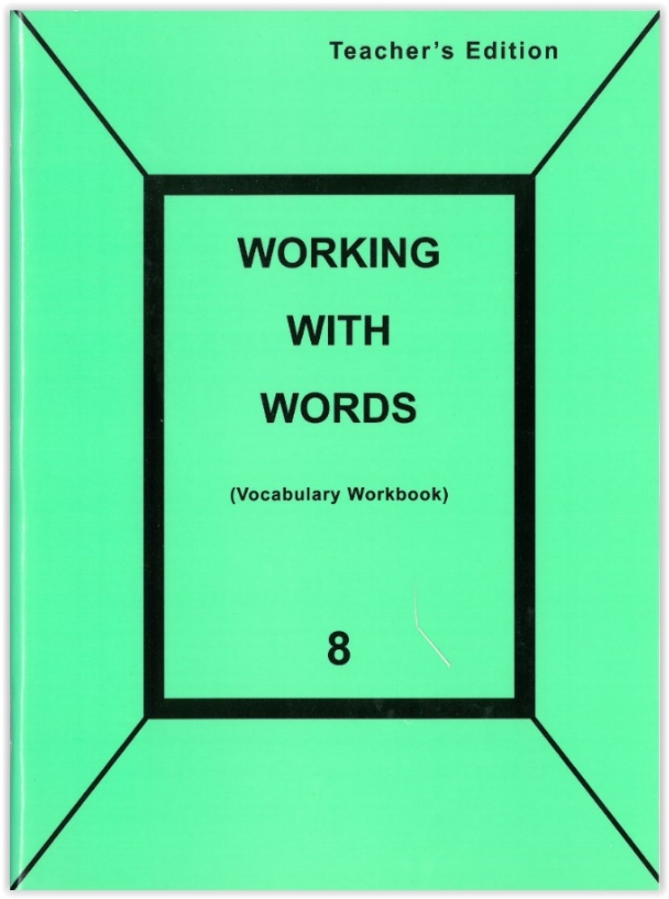 Working With Words 8 Teacher Edition