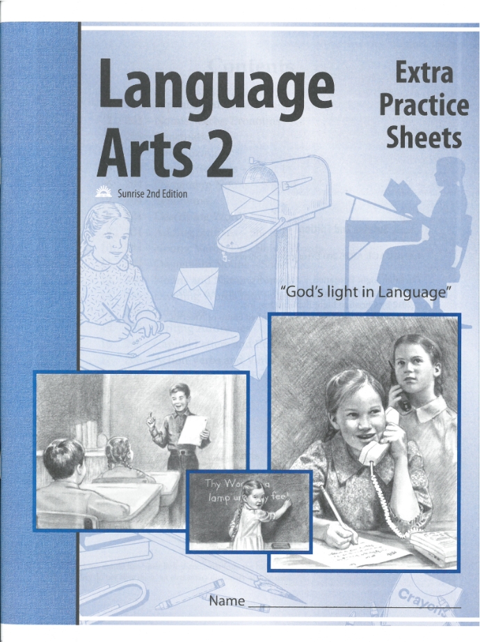 Language Arts 2 Extra Practice Sheets