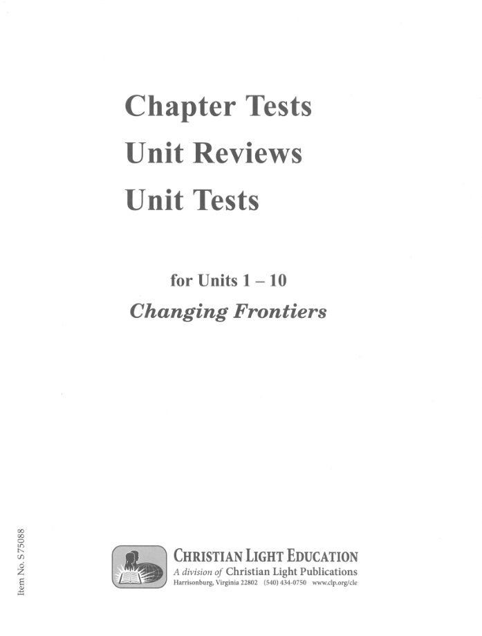 Changing Frontiers Tests & Reviews