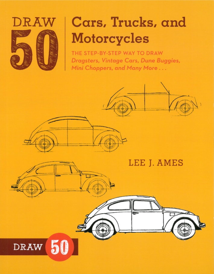 Draw 50 Cars, Trucks and Motorcycles