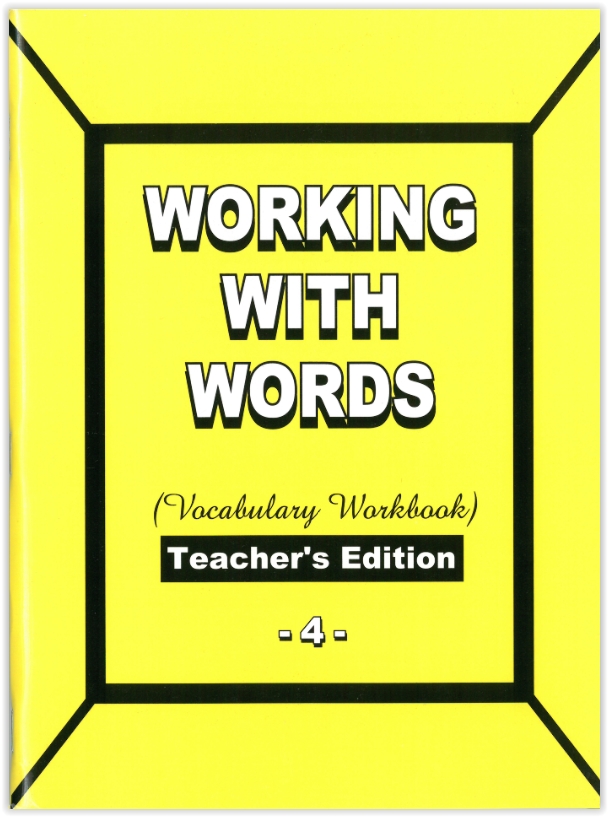 Working with Words 4 Teacher Edition