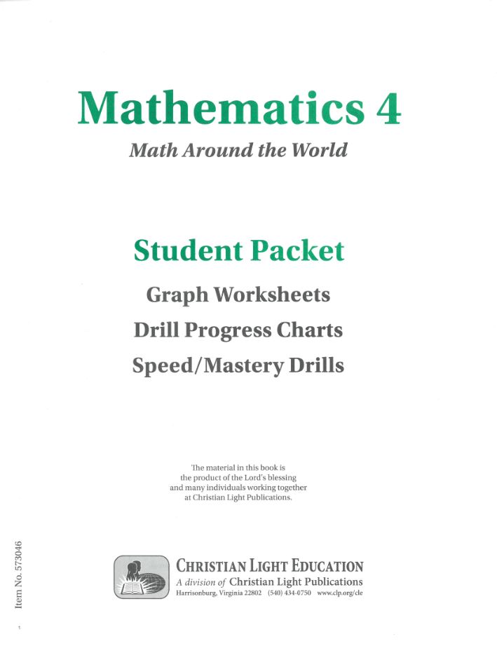 Mathematics 4 Textbook Student Material