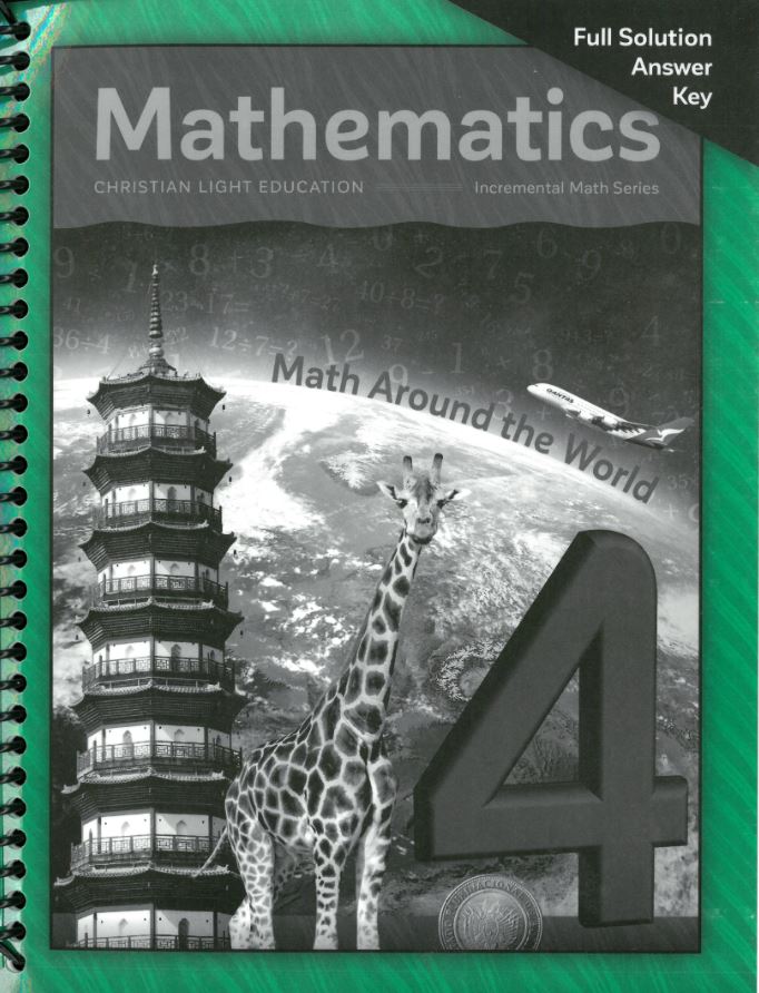 Mathematics 4 Textbook Solution Key