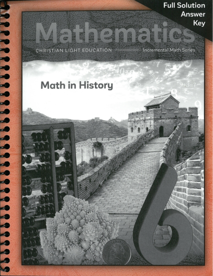 Mathematics 6 Textbook Solution Key
