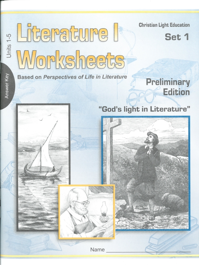 Perspectives of Life in Literature Worksheet Set 1 Answer Key