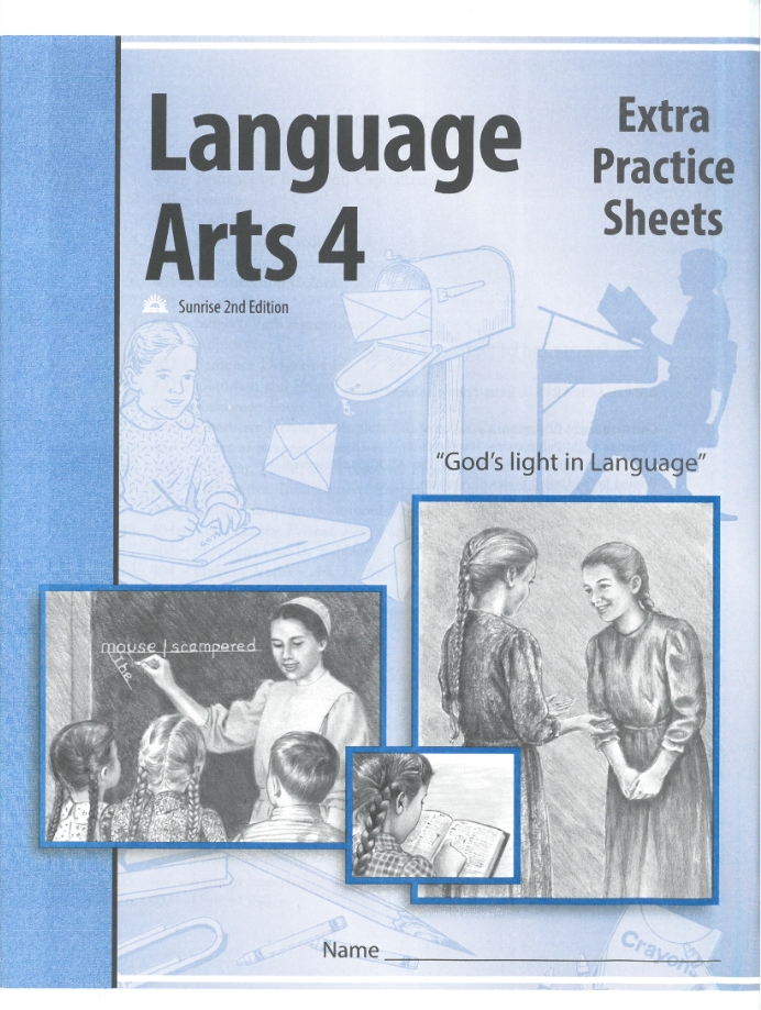 Language Arts 4 Extra Practice Sheets