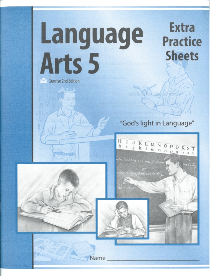 Language Arts 5 Extra Practice Sheets