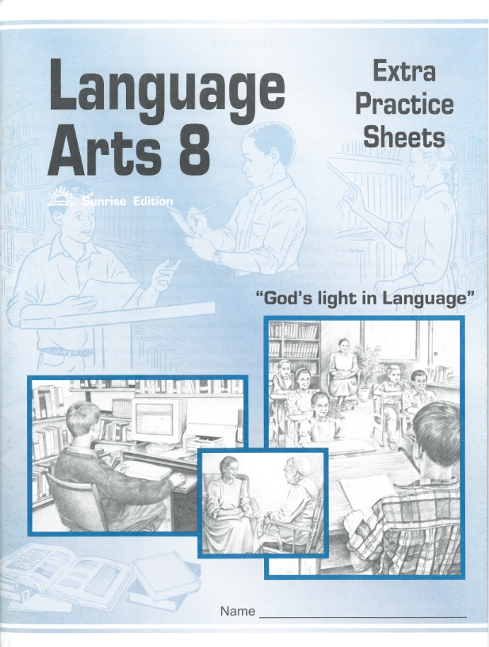 Language Arts 8 Extra Practice Sheets