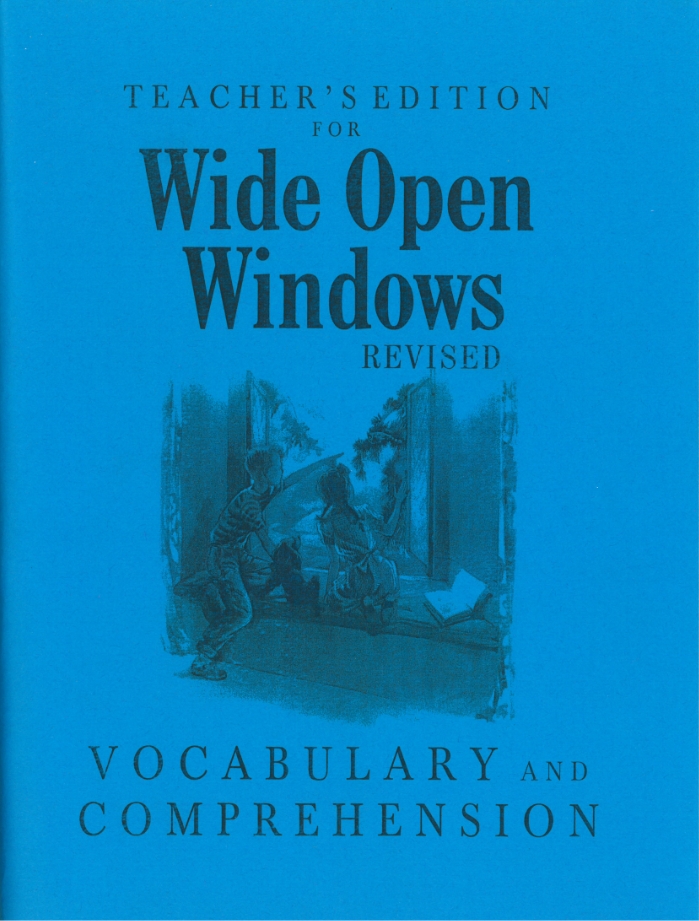 Wide Open Windows Vocabulary Answer Key