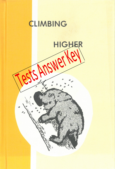Pathway Climbing Higher Test Answer Key