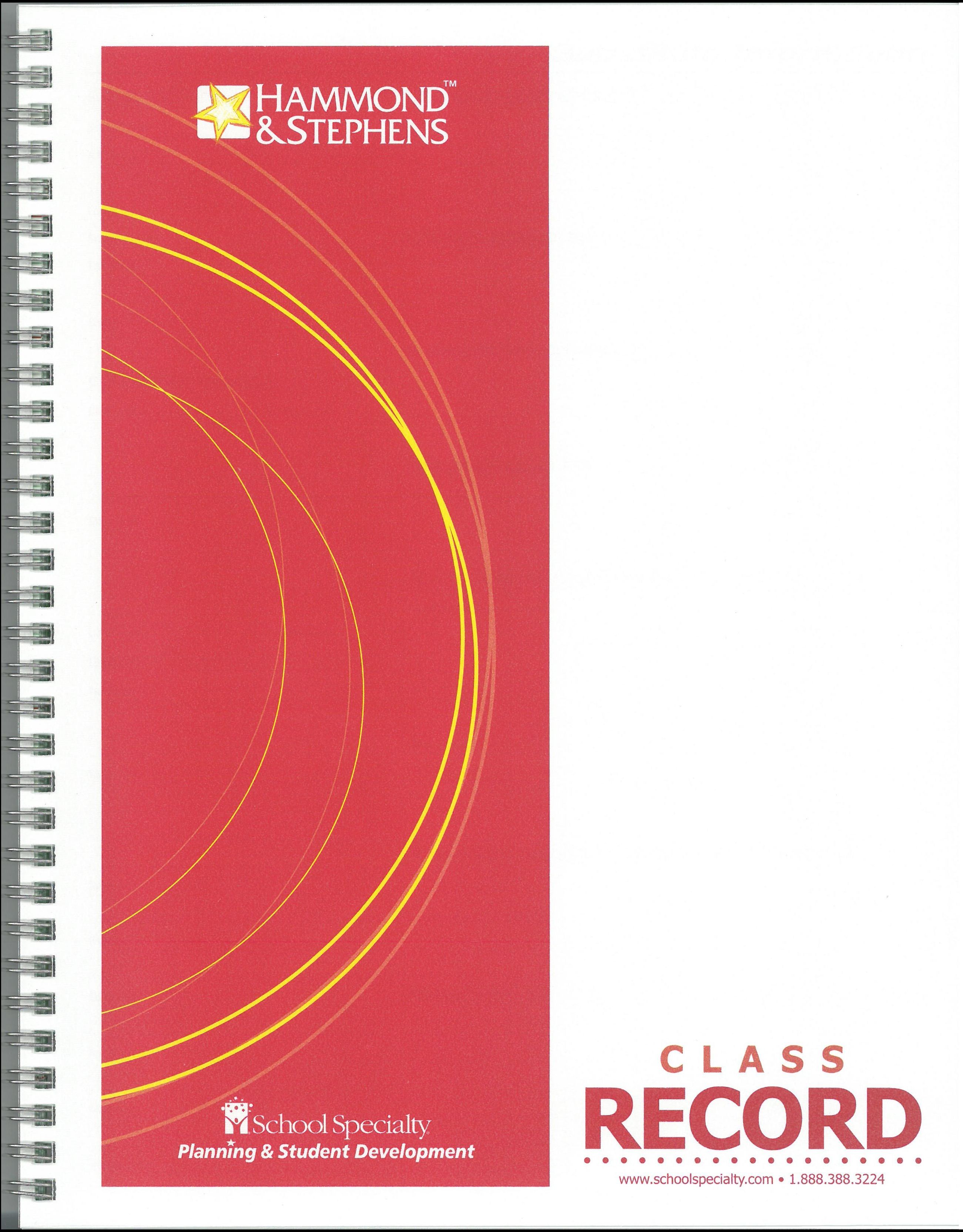 Class Record Book (9 week)